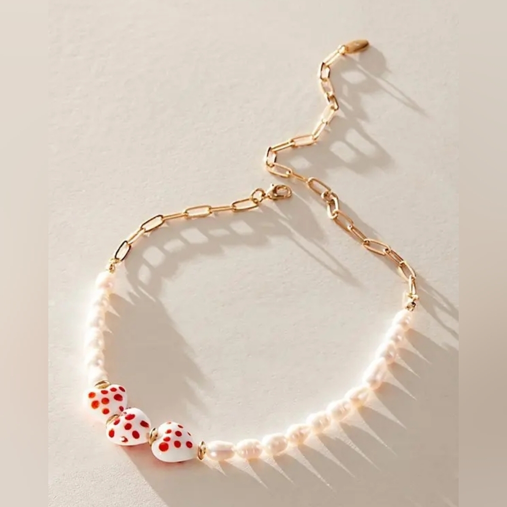 Free People Vincent Choker Necklace/Pearl